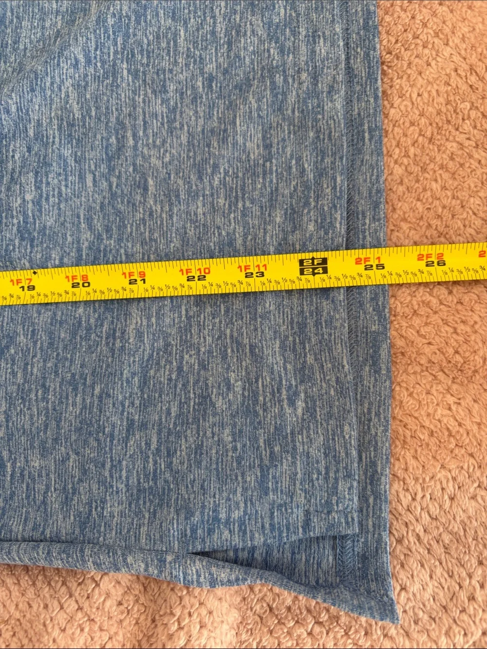 Abercrombie Kids Heathered Light Blue Polo NEW size 15/16